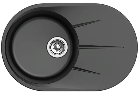 Ewigstein Rund R- 50F, мойка, гранит, черный