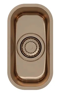 ALVEUS VARIANT MONARCH 110 COPPER, мойка, нержавеющая сталь, медь (в компл. с выпуском без сифона)