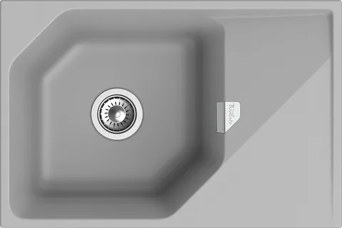 Rivelato LOCUS LS-75 grigio metallizzat, мойка, гранит, серый металлик