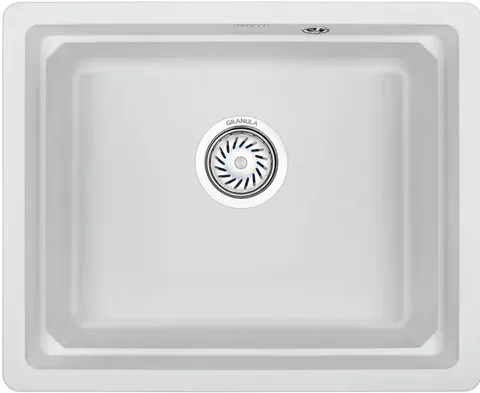 GRANULA 5501U мойка, гранит, арктик (белый)