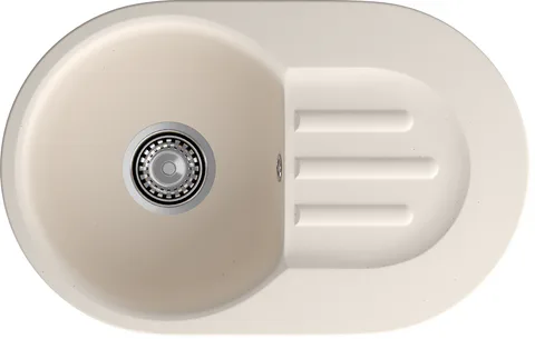 ЭкоМ М-685, мойка, мрамор, белый