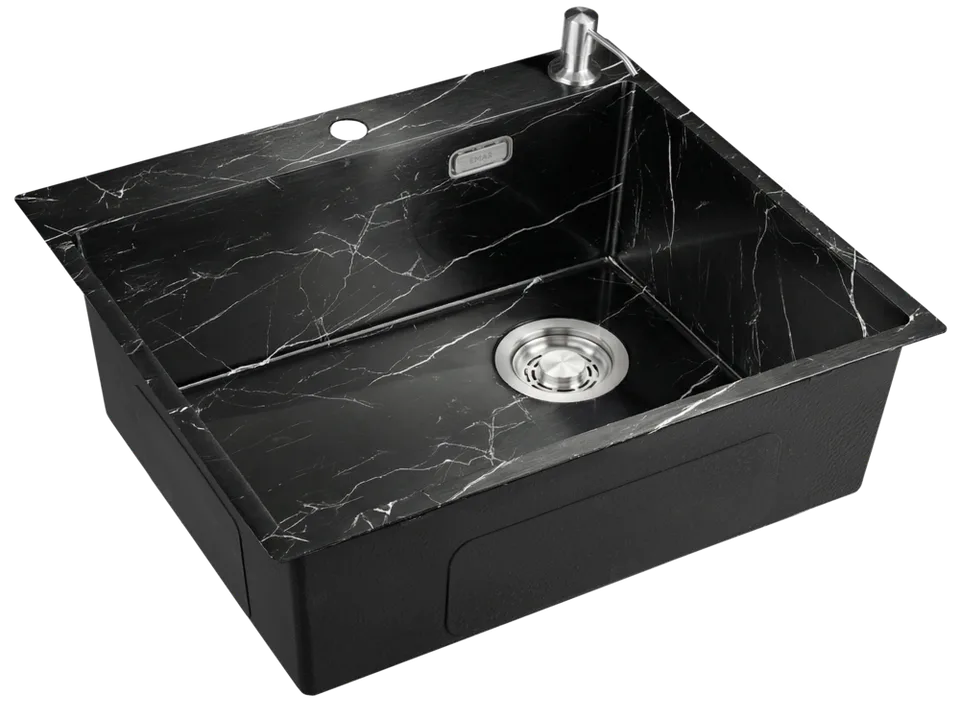 Emar EMB-560(TOP) Black Elegant, мойка, нержавеющая сталь, черный