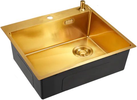 Emar EMB-560(TOP) PVD Golden, мойка, нержавеющая сталь, золото