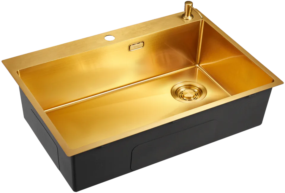 Emar EMB-660(TOP) PVD Golden, мойка, нержавеющая сталь, золото