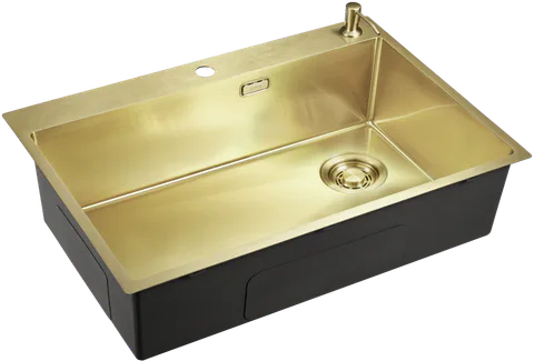 Emar EMB-660(TOP) PVD Matt Gold, мойка, нержавеющая сталь, матовое золото