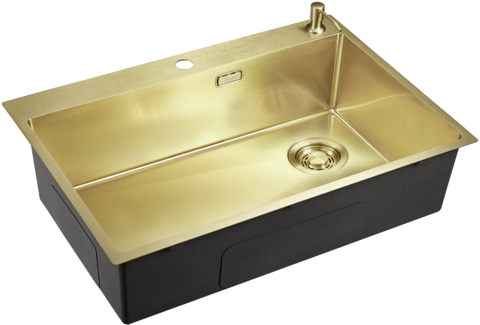 Emar EMB-660(TOP) PVD Matt Gold, мойка, нержавеющая сталь, матовое золото