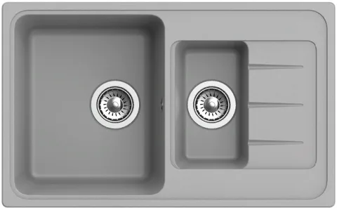 Ewigstein Elegant E- 60KF, мойка, гранит, серый металлик