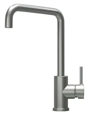 GRANULA 7110 смеситель, нержавеющая сталь, сталь матовая