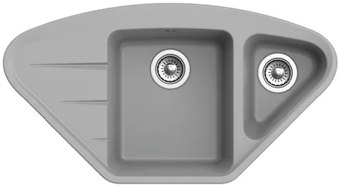 Ewigstein Wink W- 80KF, мойка, гранит, серый металлик
