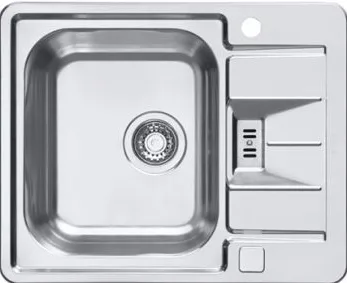 ALVEUS LINE MAXIM 60 SAT-90, мойка, нерж.сталь (в компл. с сифоном 1127248)
