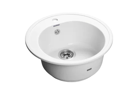 GranFest RONDO GF-R-510, мойка, мрамор, иней