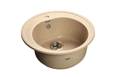 GranFest RONDO GF-R-510, мойка, мрамор, песочный
