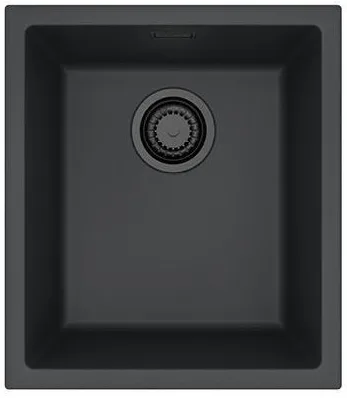 ALVEUS OMNI 10 GRANITAL DEEP BLACK-G90 BE, мойка, гранит, темно-черный (в комп. с сифоном 1148151)