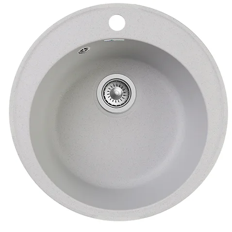 GranFest QUARZ GF-Z08, мойка, гранит, серый