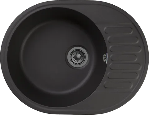GranFest QUARZ GF-Z58, мойка, гранит, черный