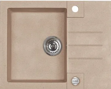 ALVEUS ROCK 30 GRANITAL BEIGE-G55, мойка, гранит, бежевый (с сифоном 1105296)