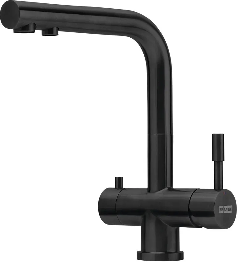 Franke Atlas Clear Water сталь PVD, смеситель, черный матовый
