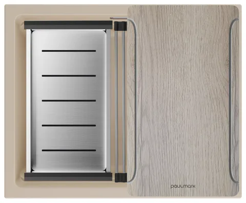 Paulmark LUMI-MULTI SINK 55 UNI, мойка, гранит, латте