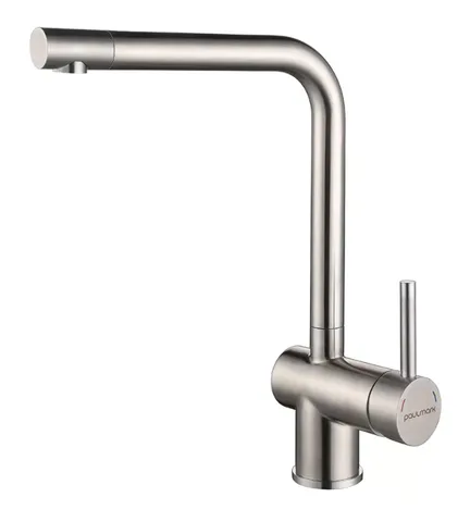Paulmark SPRING, смеситель, брашированная сталь