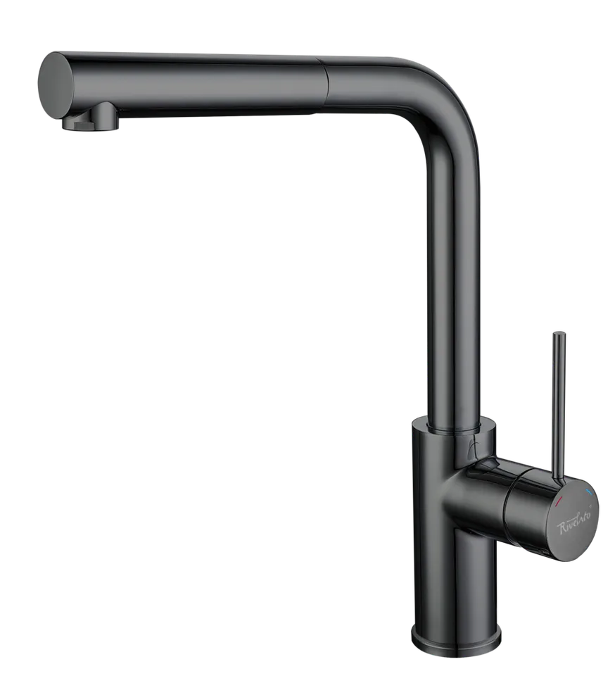 Rivelato ALBANO 1573503 PVD black, смеситель, черный
