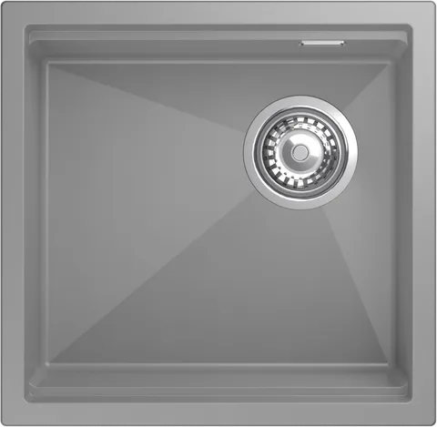 Rivelato LINO LN-454-R grigio metallizz, мойка, гранит, серый металлик