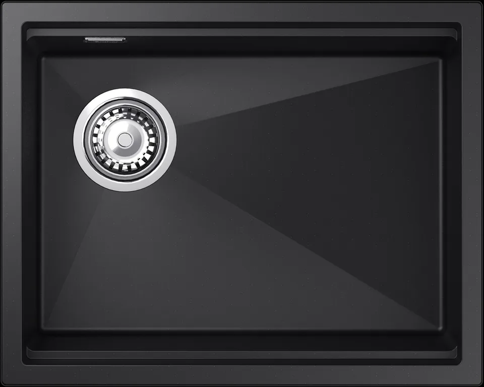 Rivelato LINO LN-554-L nero, мойка, гранит, черный