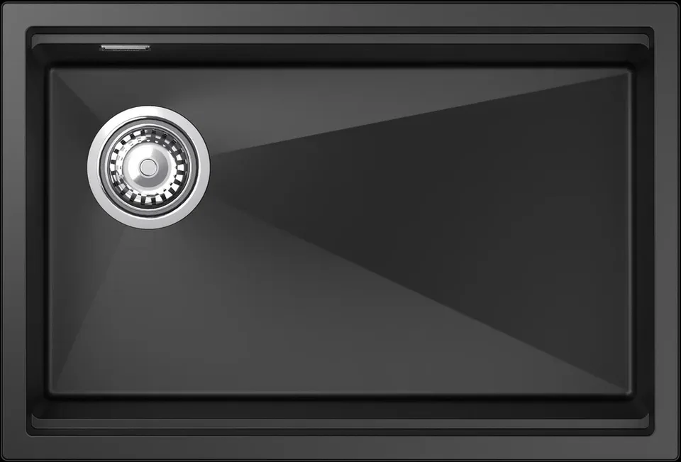 Rivelato LINO LN-654-L antracite, мойка, гранит, антрацит