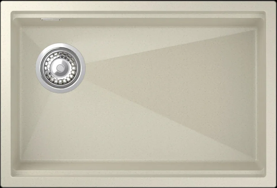 Rivelato LINO LN-654-L beige scuro, мойка, гранит, тёмно-бежевый
