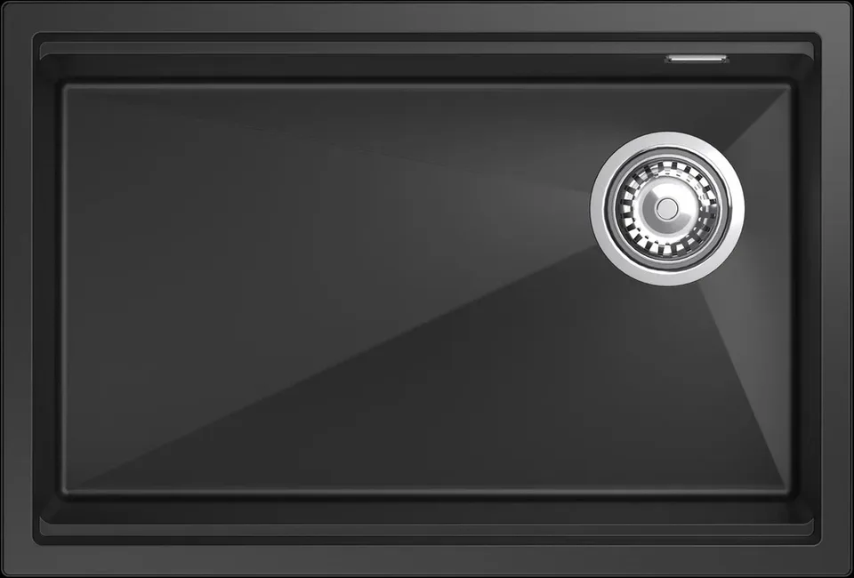 Rivelato LINO LN-654-R antracite, мойка, гранит, антрацит