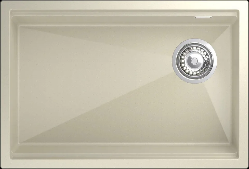 Rivelato LINO LN-654-R beige scuro, мойка, гранит, тёмно-бежевый