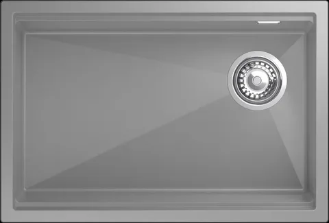 Rivelato LINO LN-654-R grigio metallizz, мойка, гранит, серый металлик