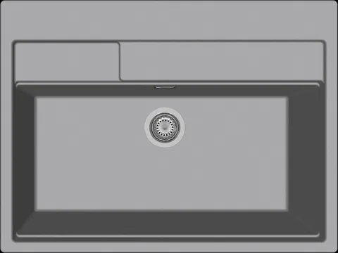 Rivelato MODULIX MD-9082 grigio puro, мойка, керамика, серый