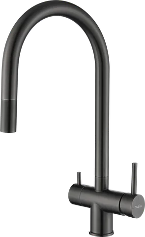 Rivelato TREVI 2433505 PVD black, смеситель, черный
