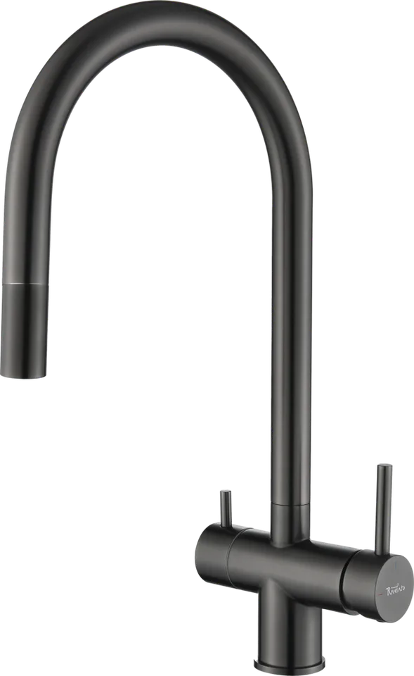Rivelato TREVI 2433505 PVD black, смеситель, черный