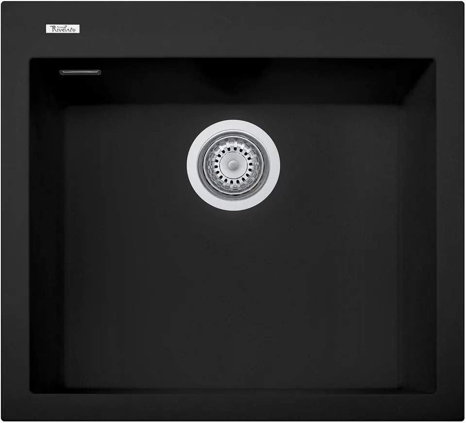 Rivelato ZENO ZN-5650 nero profondo, мойка, керамика, черный