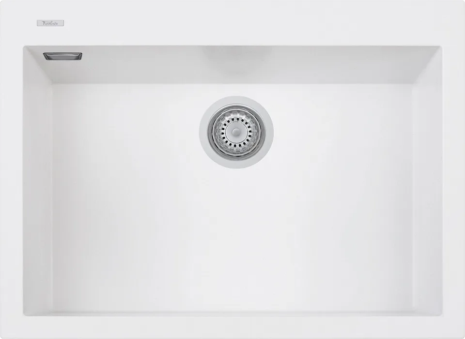 Rivelato ZENO ZN-6950 bianco latte, мойка, керамика, белый